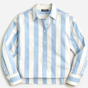 NWT J. Crew Relaxed-fit Cropped Shirt